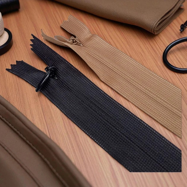 50 cm Kapalı Uçlu (Dipli) Gizli Tül Fermuar ZPHSN0050TUL