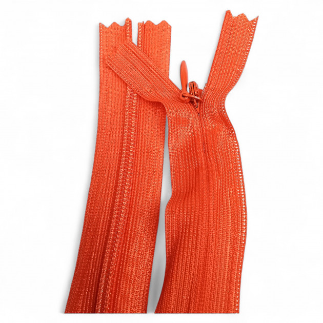 60 cm Closed End (Bottom) Hidden Tulle Zipper  ZPHSN0060TUL