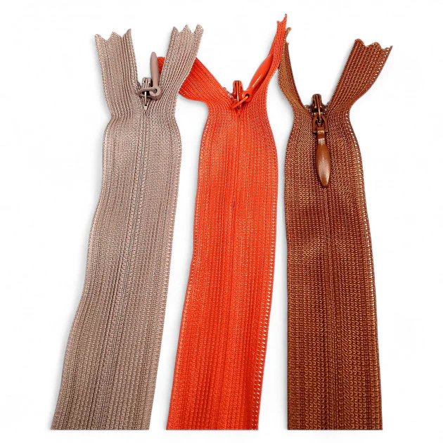 60 cm Kapalı Uçlu (Dipli) Gizli Tül Fermuar ZPHSN0060TUL