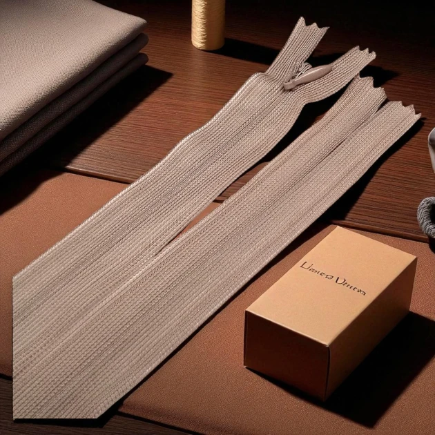 60 cm Kapalı Uçlu (Dipli) Gizli Tül Fermuar ZPHSN0060TUL