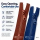 70 cm #6 Nylon Coil Sweatshirt Zipper Open End