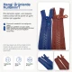 71 cm / 27.95 in #6 Nylon Coil Sweatshirt Zipper – Open End ZPHSN0071T6 for hoodies and light jackets