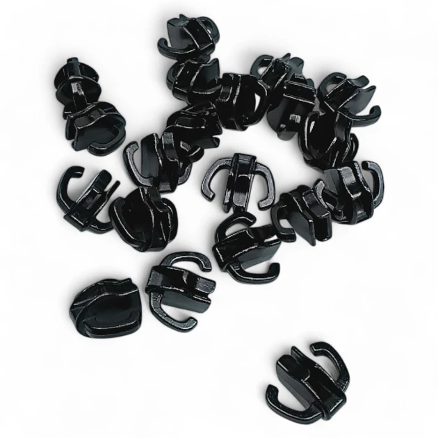 Çift Elcikli Tip 10 Naylon Fermuar Kursörü Çadır Fermuarı Kursörü IN002N10C