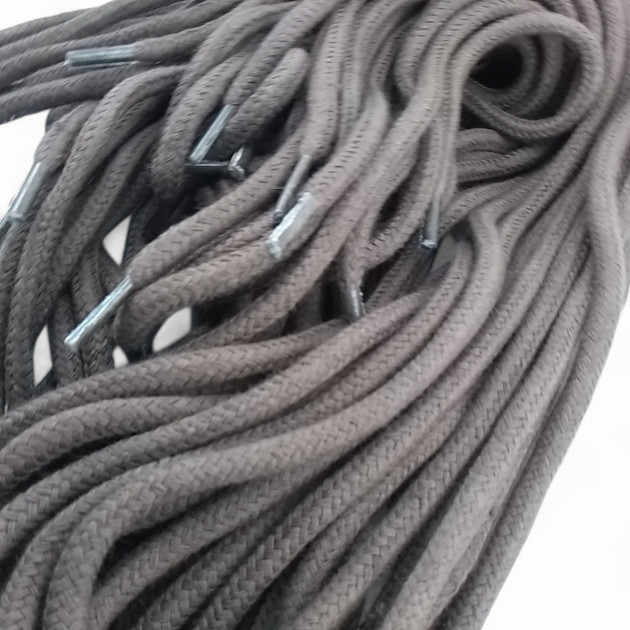 Yuvarlak Kordon 125 cm Pamuk Kahve Promosyonlu Satış PROMOYKRD00Brown