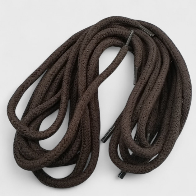 Yuvarlak Kordon 125 cm Pamuk Kahve Promosyonlu Satış PROMOYKRD00Brown