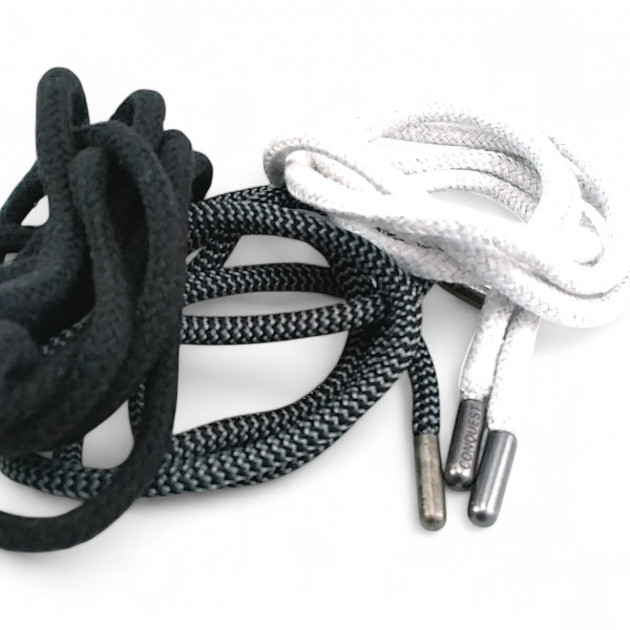 Tres Kordon Yuvarlak Kordon 130 cm Pamuk Koyu Gri 100 Ad YKRD00PDGrey