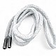 130 cm - 1,42 yd Braided Cord Cotton Grey Melange Tres Cord 100 Pcs YKRD00PGMelanj