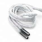 130 cm - 1,42 yd Braided Cord Cotton Grey Melange Tres Cord 100 Pcs YKRD00PGMelanj