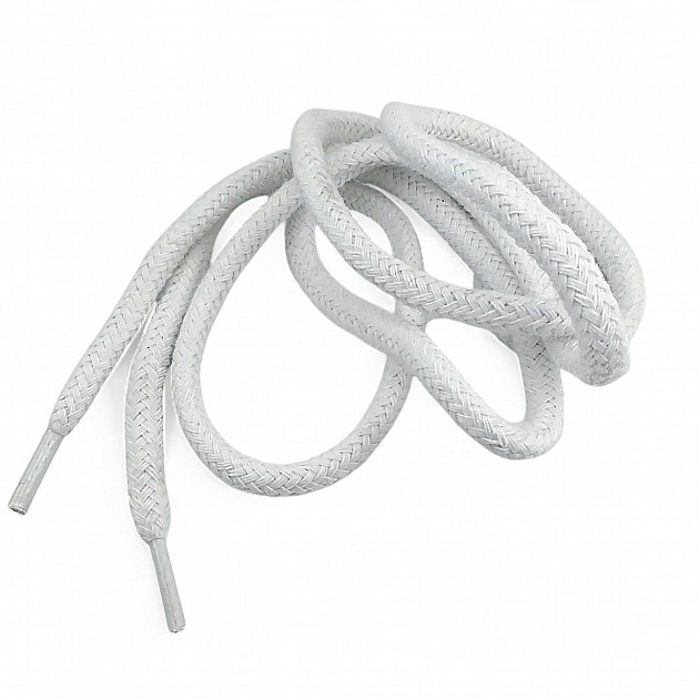 130 cm - 1,42 yd Braided Cord Cotton Optic White Tres Cord 100 Pcs YKRD00PAbej