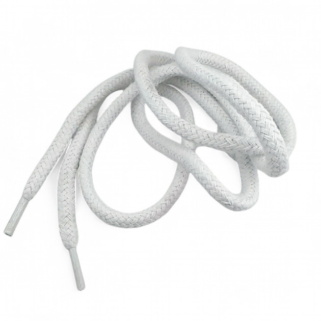 Tres Kordon  Yuvarlak Kordon 130 cm Pamuk Optik Beyaz 100 Ad YKRD00POB