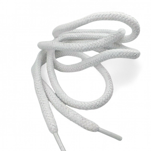 Tres Kordon  Yuvarlak Kordon 130 cm Pamuk Optik Beyaz 100 Ad YKRD00POB