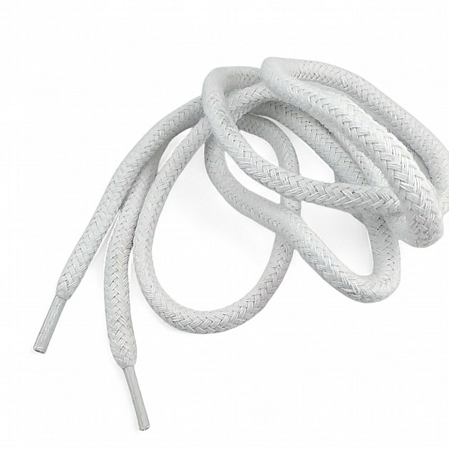 130 cm - 1,42 yd Braided Cord Cotton Optic White Tres Cord 100 Pcs YKRD00PAbej