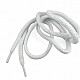 130 cm - 1,42 yd Braided Cord Cotton Optic White Tres Cord 100 Pcs YKRD00PAbej