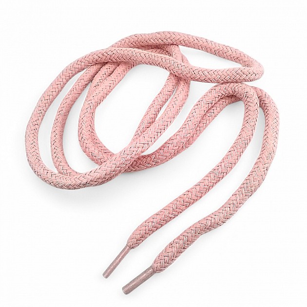 Pink Braided Cord Cotton Round Cord 100 Pcs YKRD00PPINK