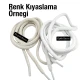 Tres Kordon Yuvarlak Kordon 130 cm Pamuk Regule Beyaz 100 Ad YKRD00PRB