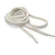 130 cm - 1,42 yd Braided Cord Cotton Regular White Tres Cord 100 Pcs YKRD00PAbej