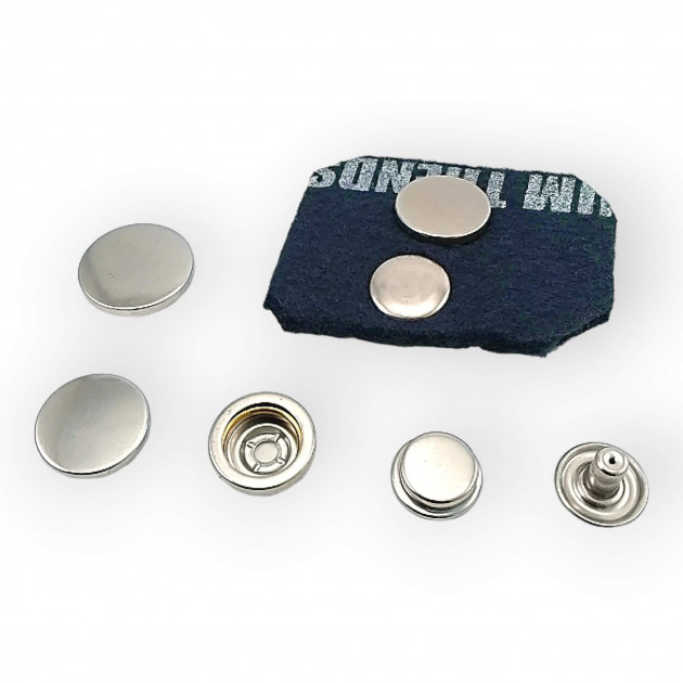 Coat Snap Fasteners Stainless Italian Style Deluxe Series 503 DLX00503P Coat Snap Fasteners Stainless Italian Style Deluxe Series 503 DLX00503P