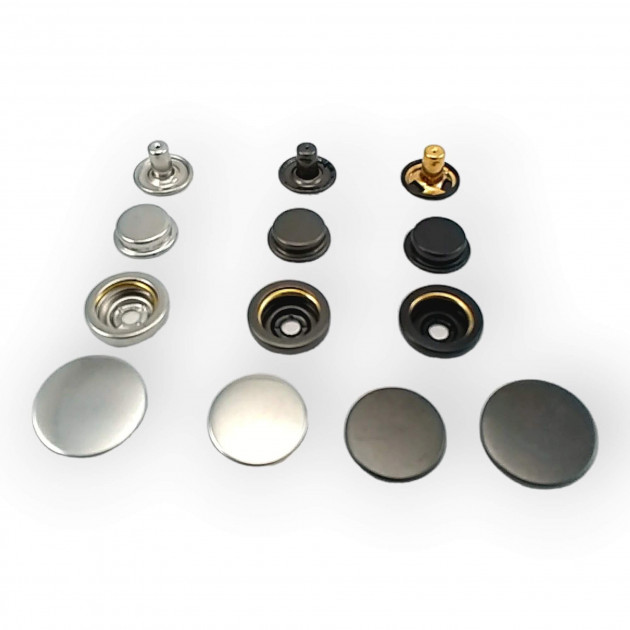 Coat Snap Fasteners Stainless Italian Style Deluxe Series 503 DLX00503P Coat Snap Fasteners Stainless Italian Style Deluxe Series 503 DLX00503P