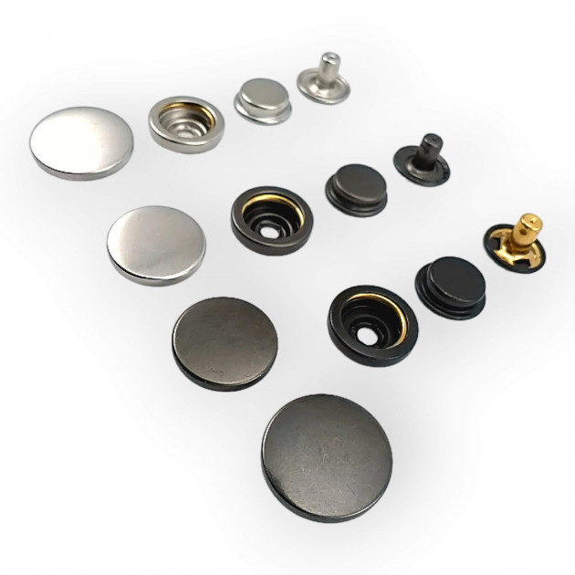 Coat Snap Fasteners Stainless Italian Style Deluxe Series 503 DLX00503P Coat Snap Fasteners Stainless Italian Style Deluxe Series 503 DLX00503P