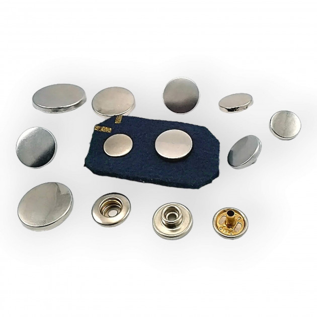 Coat Snap Fasteners Italian Style Zamak Snap Button Deluxe Series DLX00884Z Coat Snap Fasteners Italian Style Zamak Snap Button Deluxe Series DLX00884Z