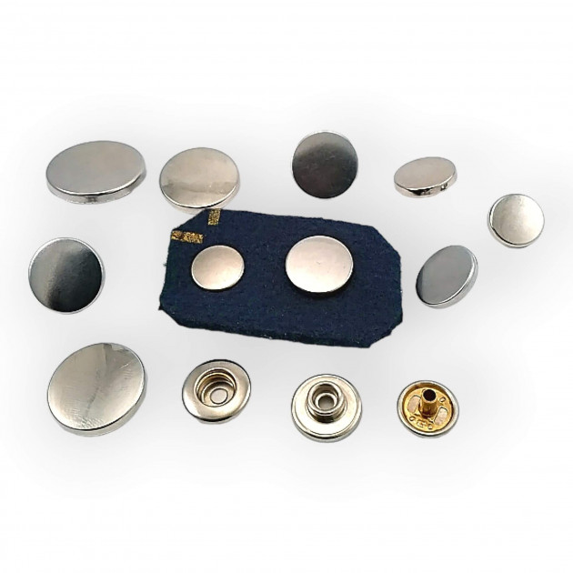 Coat Snap Fasteners Italian Style Zamak Snap Button Deluxe Series DLX00884Z Coat Snap Fasteners Italian Style Zamak Snap Button Deluxe Series DLX00884Z