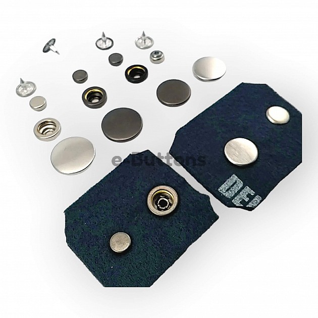 Stainless Italian Style Coat Snap Button Deluxe Series 501C DLXC00501P