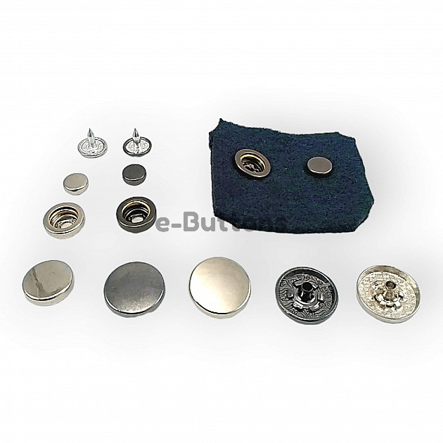 Coat Snap Button Zamak Snap Italian Style Deluxe Series 501C DLXC00501Z