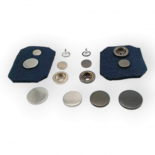 Coat Snap Fasteners Stainless Deluxe Series 503C Italian Style DLXC00503P