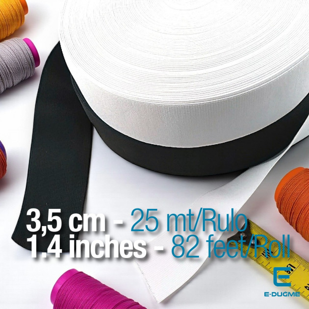 Woven Elastic 3,5 cm  - 1,38"  DOKL00035