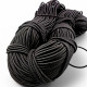 Black Round Braided Elastic 100 mt Bundle LYV000BLACK