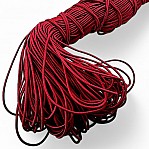 Braided Elastic Burgundy 100mt Bundle LYV000BORDO