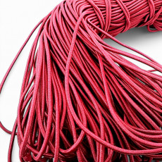Braided Elastic Burgundy 100mt Bundle LYV000BORDO