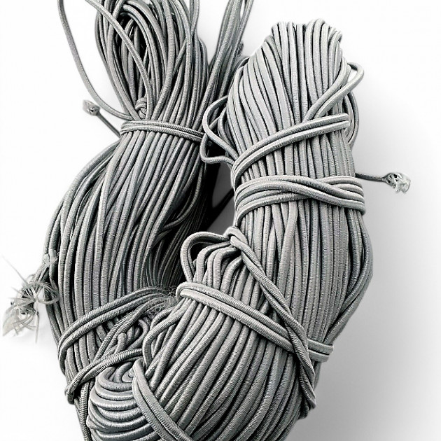 Gri Yuvarlak Lastik Tres Lastik 100 mt Bağ LYV000GREY