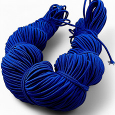 Elastic Cord Blue Braided Tire 100 mt Roll LYV000LACI