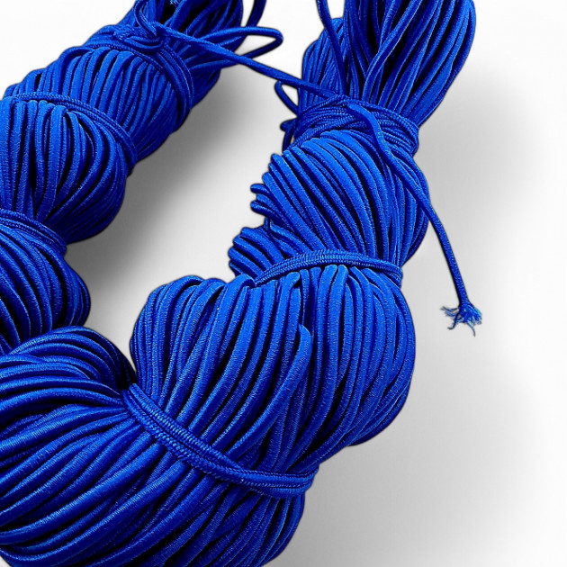 Yuvarlak Örgü Lastik Mavi Tres Lastik 100 mt Rulo LYV000LACI