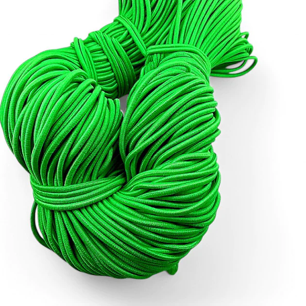 Braided Elastic Neon Green 100mt Bundle LYV000NEONGREEN