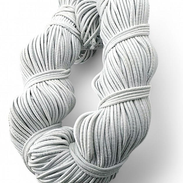 Braided Elastic White 100mt Bundle LYV000WHITE