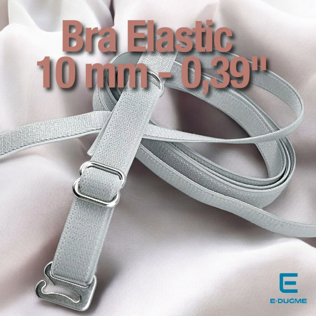 10 m Bra Elastic  0,39" - 100 mt/Roll SUT0010