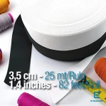 3,5 cm Dokuma Lastik - 25 mt/Rulo DOKL00035