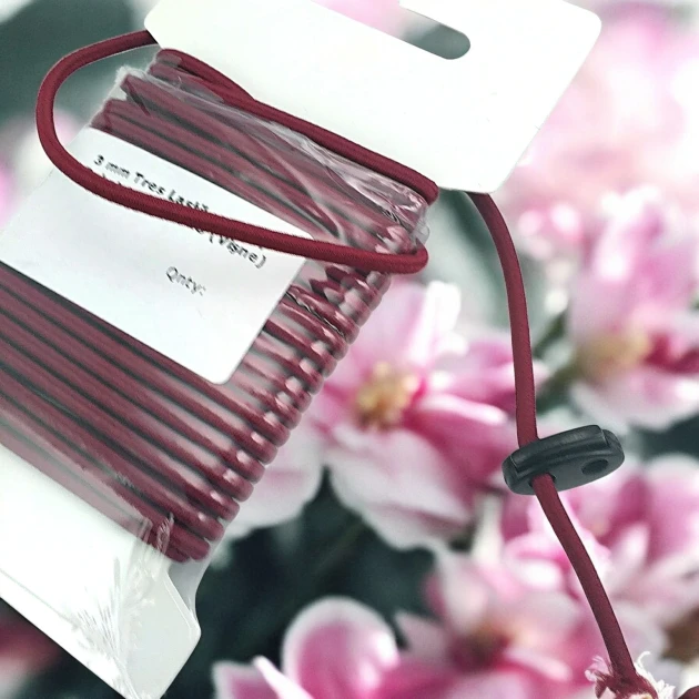 Yuvarlak Lastik Bordo 3 mm Tres Lastik 5 mt  LYV0005PK177