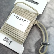 Yuvarlak Bej 3 mm Tres Lastik 5 mt LYV0005PK501
