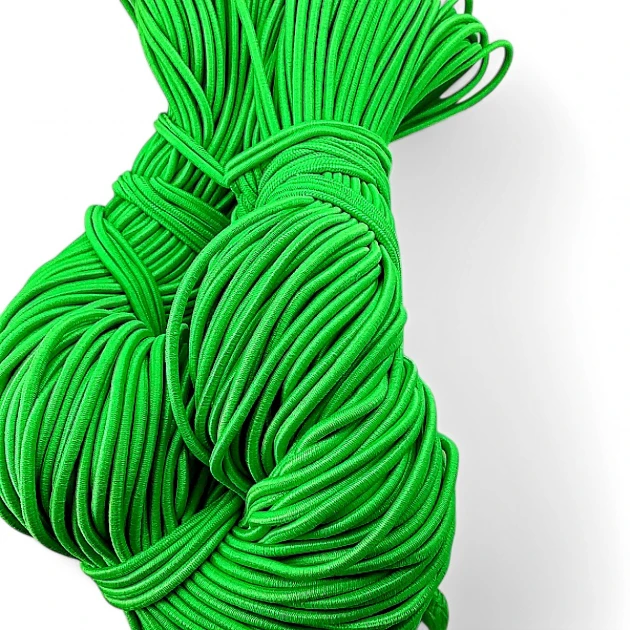 Neon Yeşil Yuvarlak Lastik Tres Lastik 100 mt Bağ LYV000NEONGREEN