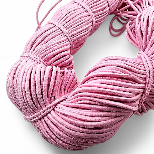 Pembe Yuvarlak Lastik - Tres Lastik 100 mt Bağ LYV000PINK