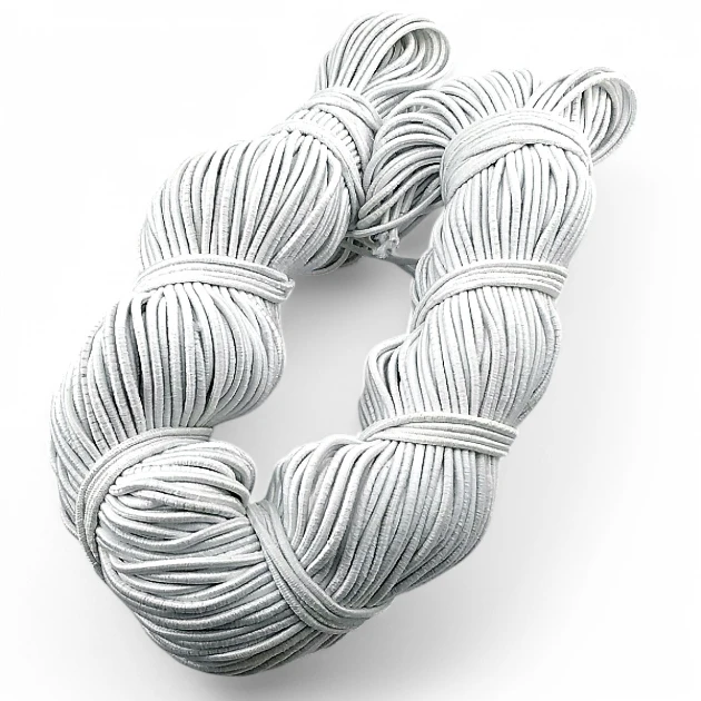 Beyaz Yuvarlak Lastik Tres Lastik 100 mt Bağ LYV000WHITE