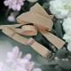 Bra Buckle Set of 3 - Beige 1 cm - 0,39" Bra Elastic 100 mt/Roll SUT0010Biege