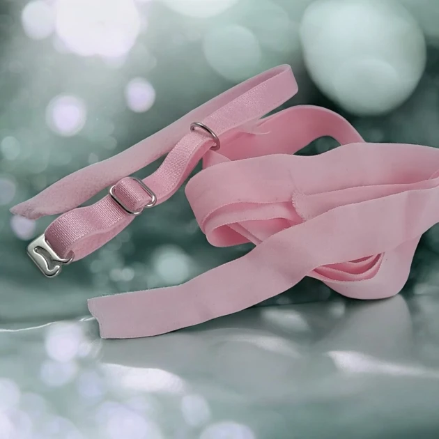 Bra Clasps 3-Piece Set and Pink 1cm - 0,39" Elastic 100m/Roll SUT0010Pink