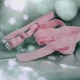 Bra Clasps 3-Piece Set and Pink 1cm - 0,39" Elastic 100m/Roll SUT0010Pink