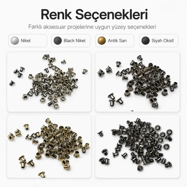2.5 mm Steel Pin, 25x35 Compact Size, 5000 Pieces for Fine Leather and Textile Work