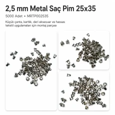 2.5 mm / 0.10 in Steel Pin, 25x35, 5,000 Pieces MRTP002535