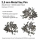 2.5 mm Steel Pin, 25x45 mm, 5000 Pieces Bulk Pack for Textile and Leather Manufacturing